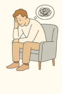 a minimalist, flat style digital illustration depi